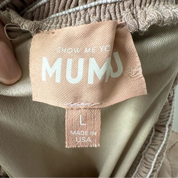 Show Me Your Mumu June Maxi Dress. Soft Beige. Size L. - Picture 3 of 3